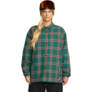 VOLCOM W INS RIDING FLANNEL JACKET