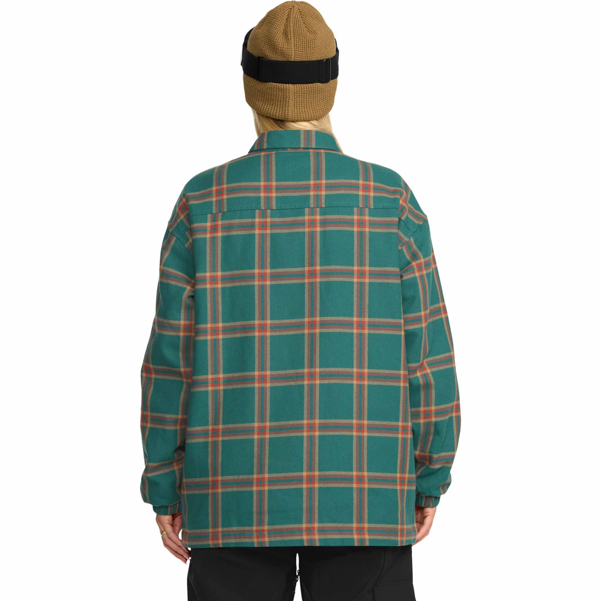 VOLCOM W INS RIDING FLANNEL JACKET
