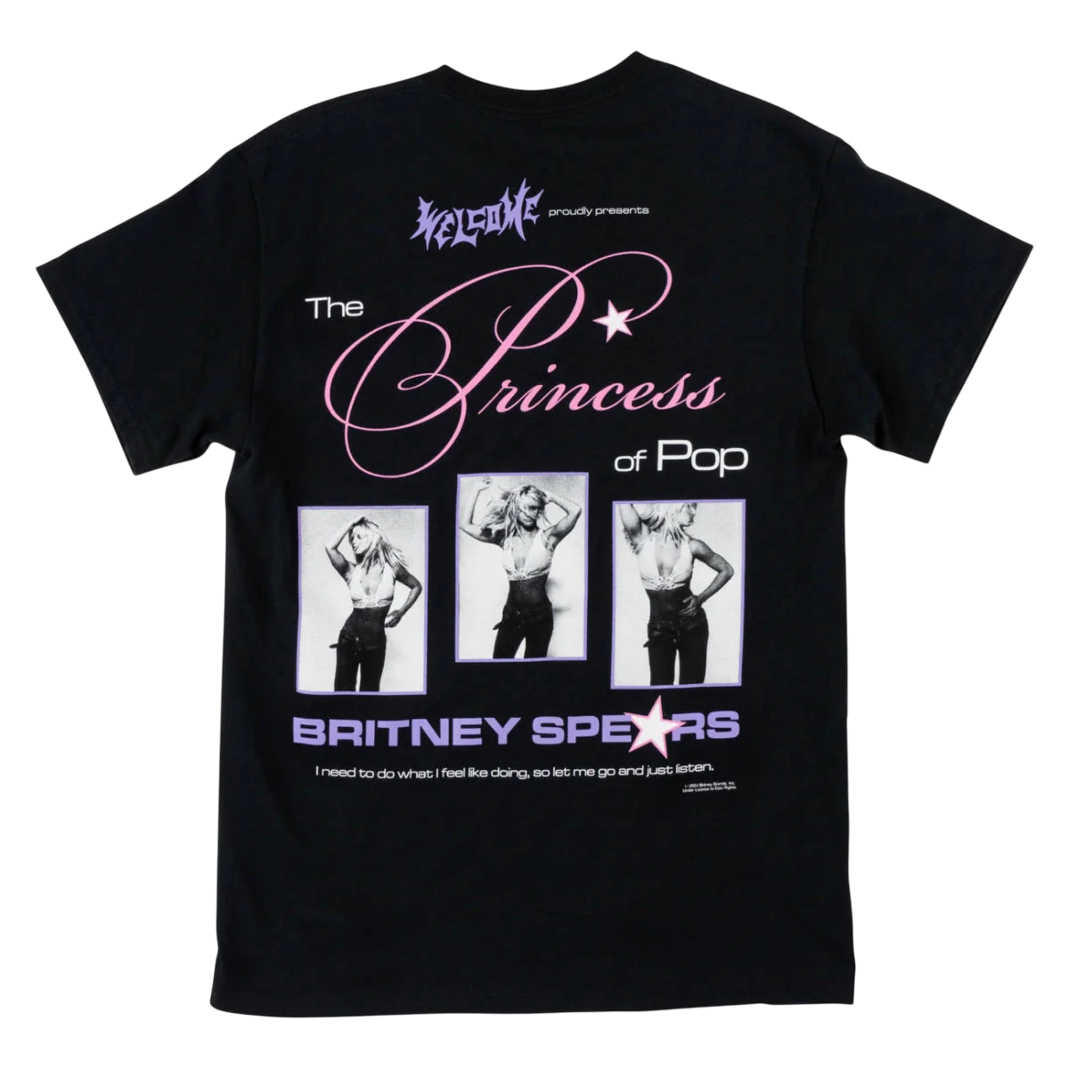 WELCOME X BRITNEY SPEARS M PRINCESS TEE - Boutique Homies