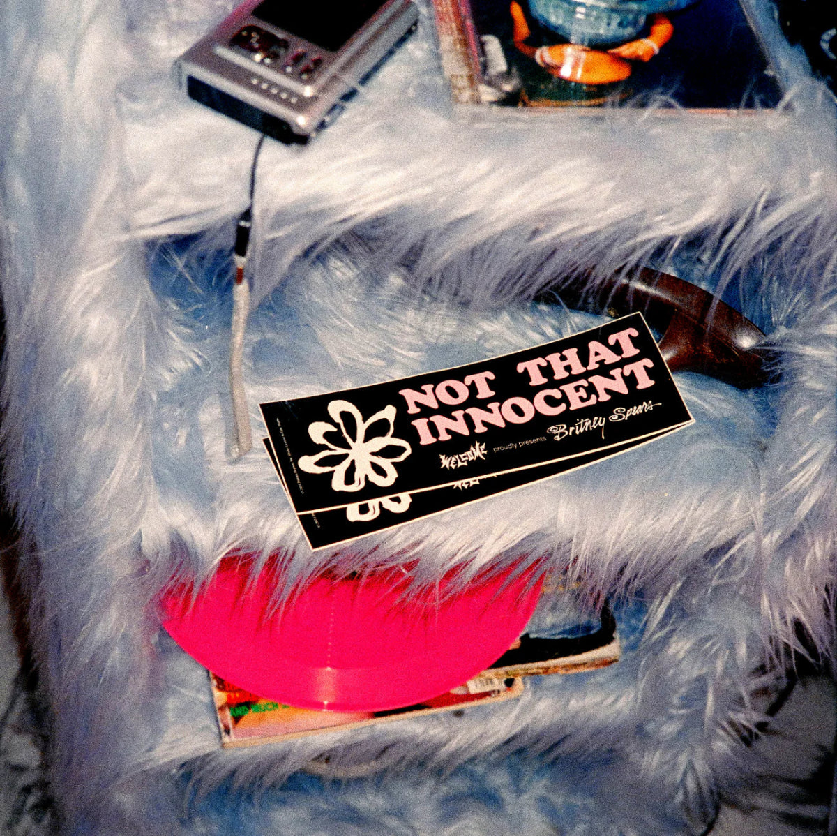 WELCOME X BRITNEY SPEARS "NOT THAT INNOCENT" BUMPER STICKER - Boutique Homies