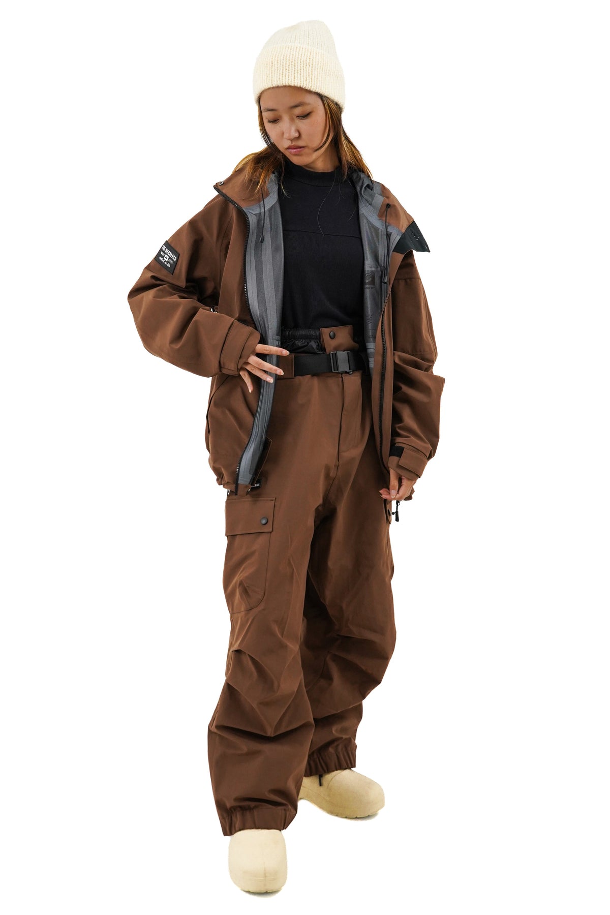 NOTICE THE RECKLESS W MUDSTONE 3-LAYER PANTS