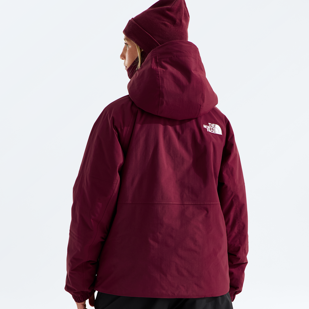 The North Face Women's Slaydee Insulated Jacket Burgundy Crush - dos