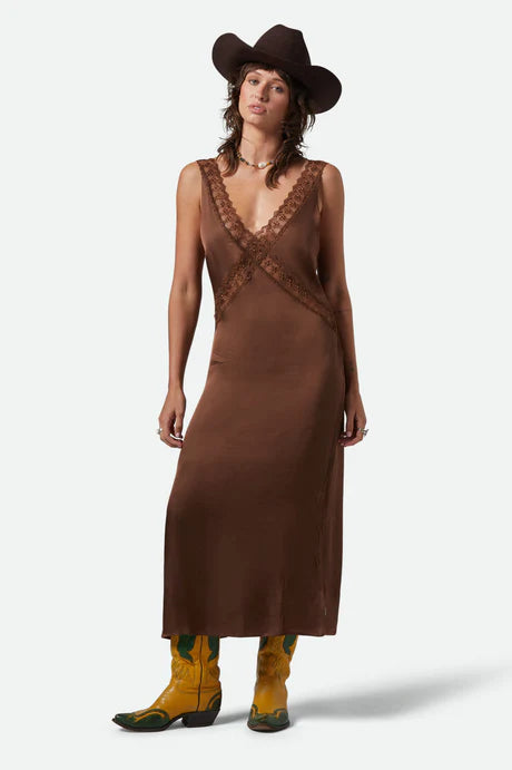 BRIXTON W THE RIDGE SLIP DRESS 