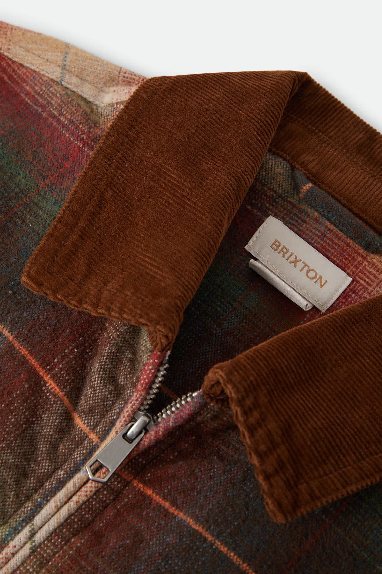 Brixton W Mechanics Garage Zip Jacket Multi Shadow - vue 5