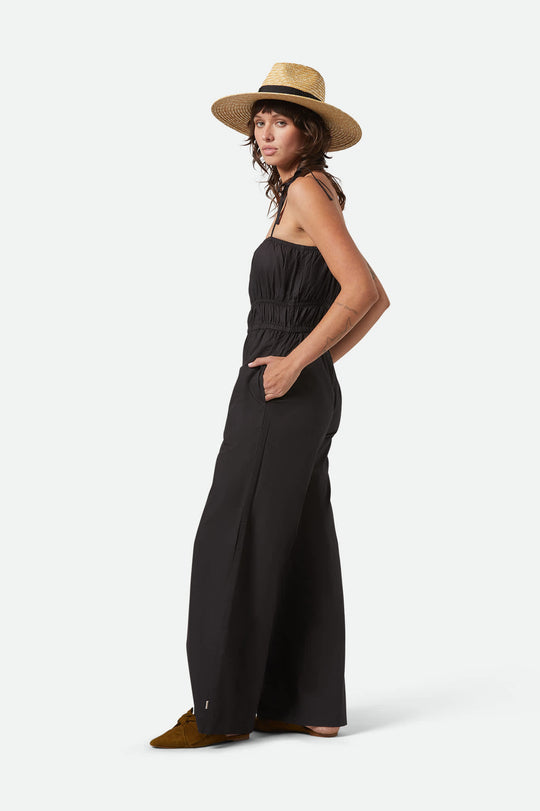 BRIXTON W EDEN SMOCKED JUMPSUIT 