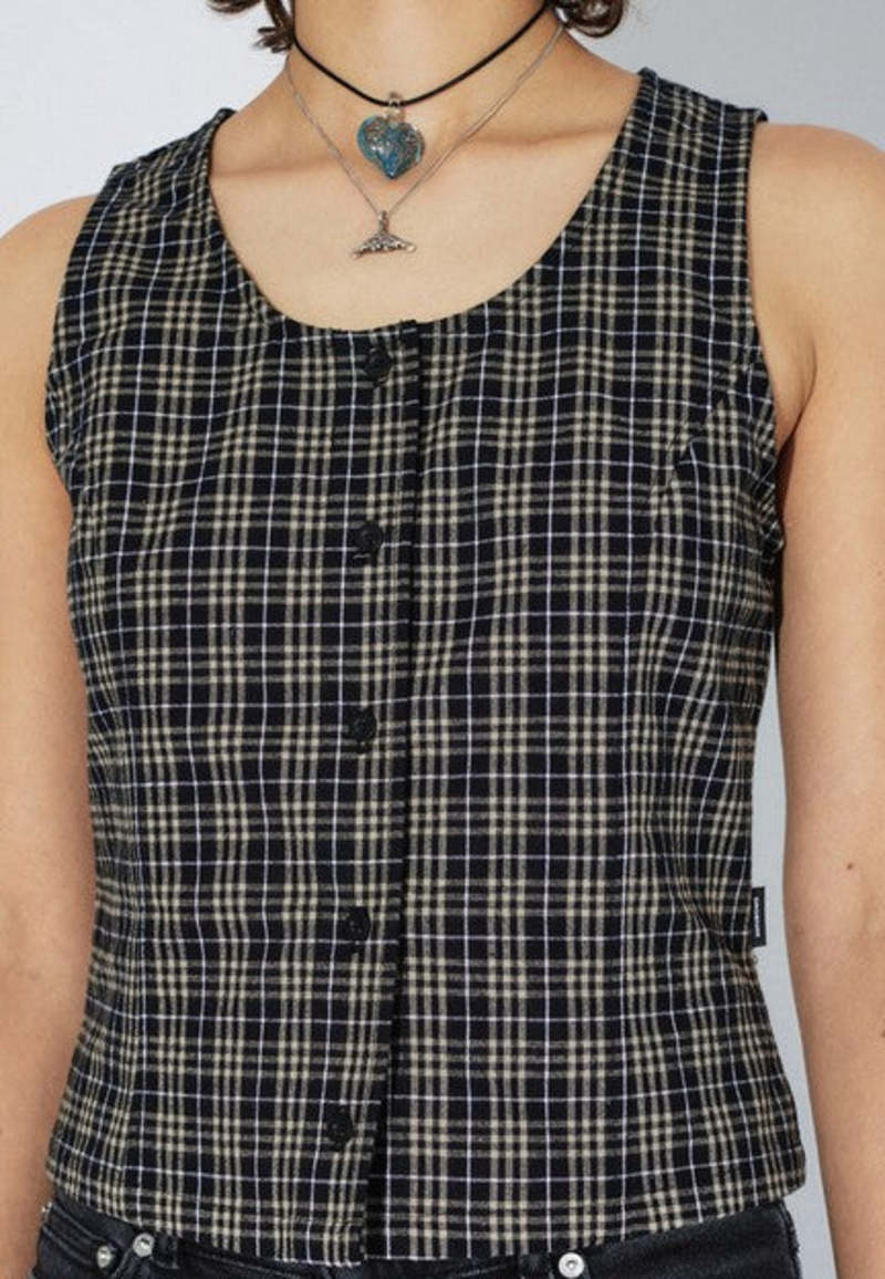 DR. DENIM W ZOLA TOP