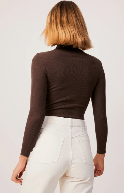 AFENDS ICONIC HEMP RIB LONG SLEEVE TOP - Boutique Homies
