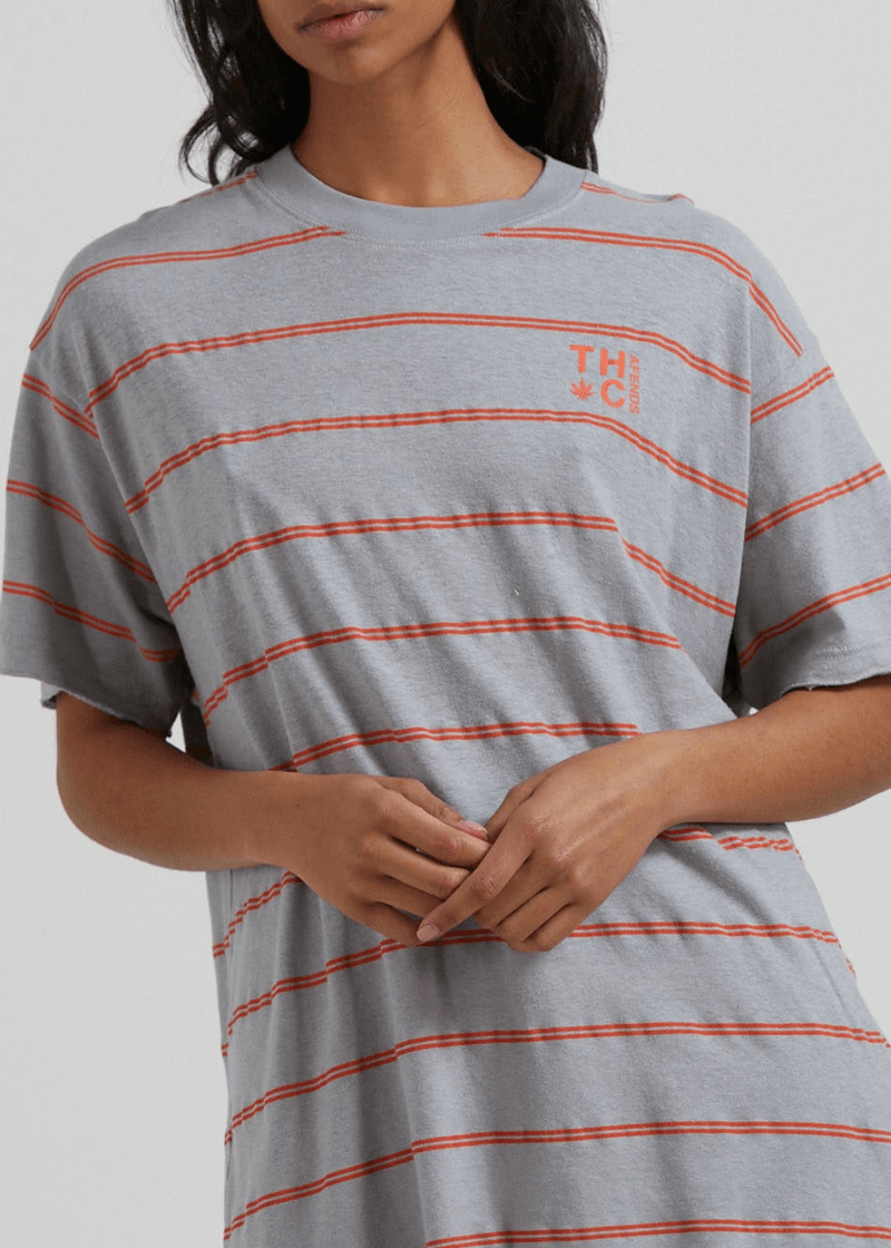 AFENDS W INTERLUDE RECYCLED STRIPE OVERS - Boutique Homies