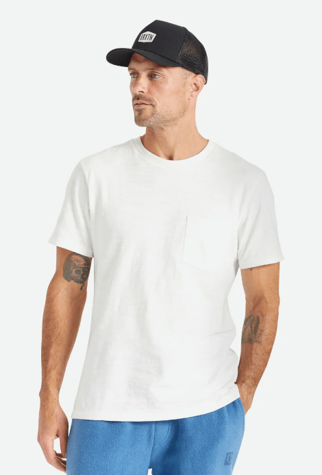 BRIXTON BASIC SLUB S/S POCKET TEE - Boutique Homies