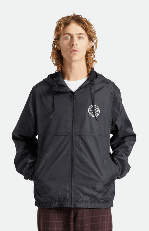 BRIXTON CLAXTON CREST LW ZIP HOOD JACKET - Boutique Homies