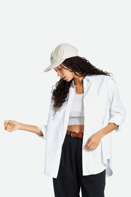 BRIXTON W SIDNEY OVERSIZED LS WOVEN - Boutique Homies