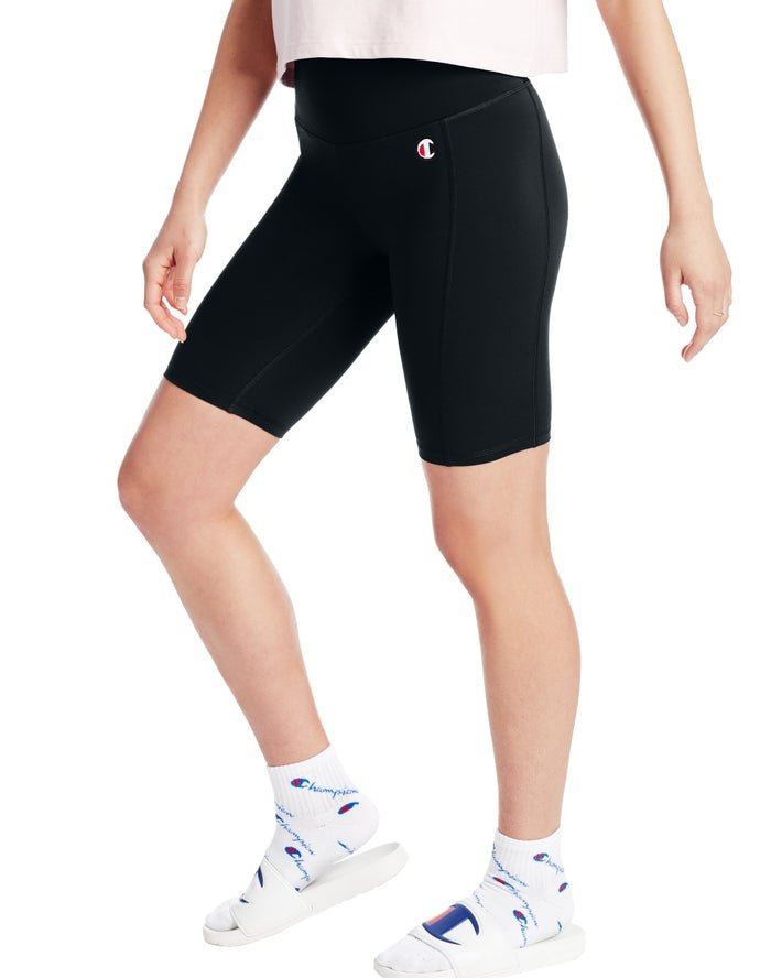 CHAMPION W 9' HIGH RISE BIKE SHORTS - Boutique Homies