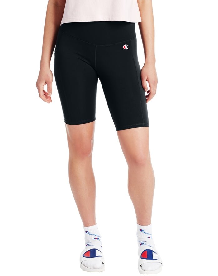 CHAMPION W 9' HIGH RISE BIKE SHORTS - Boutique Homies