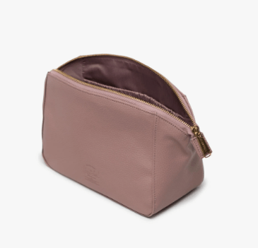 HERSCHEL MILAN TOILETRY BAG VEGAN LEATHER - Boutique Homies