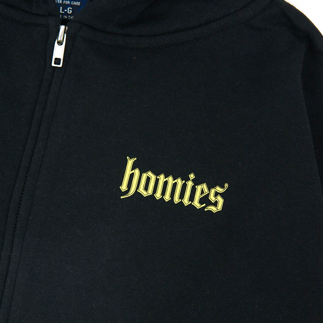 HOMIES KID ZIP HOODIE - Boutique Homies