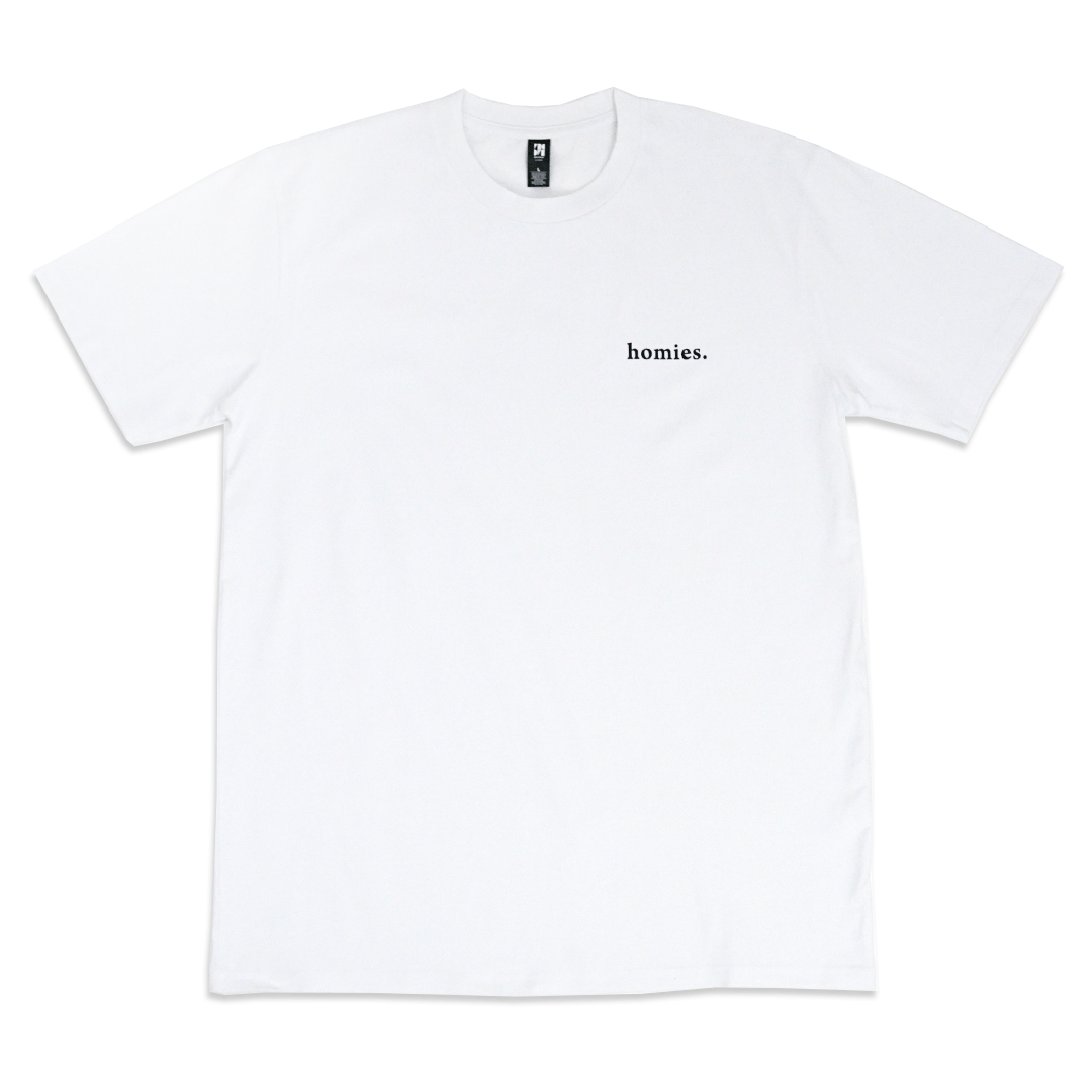 HOMIES SERIF TEE - Boutique Homies