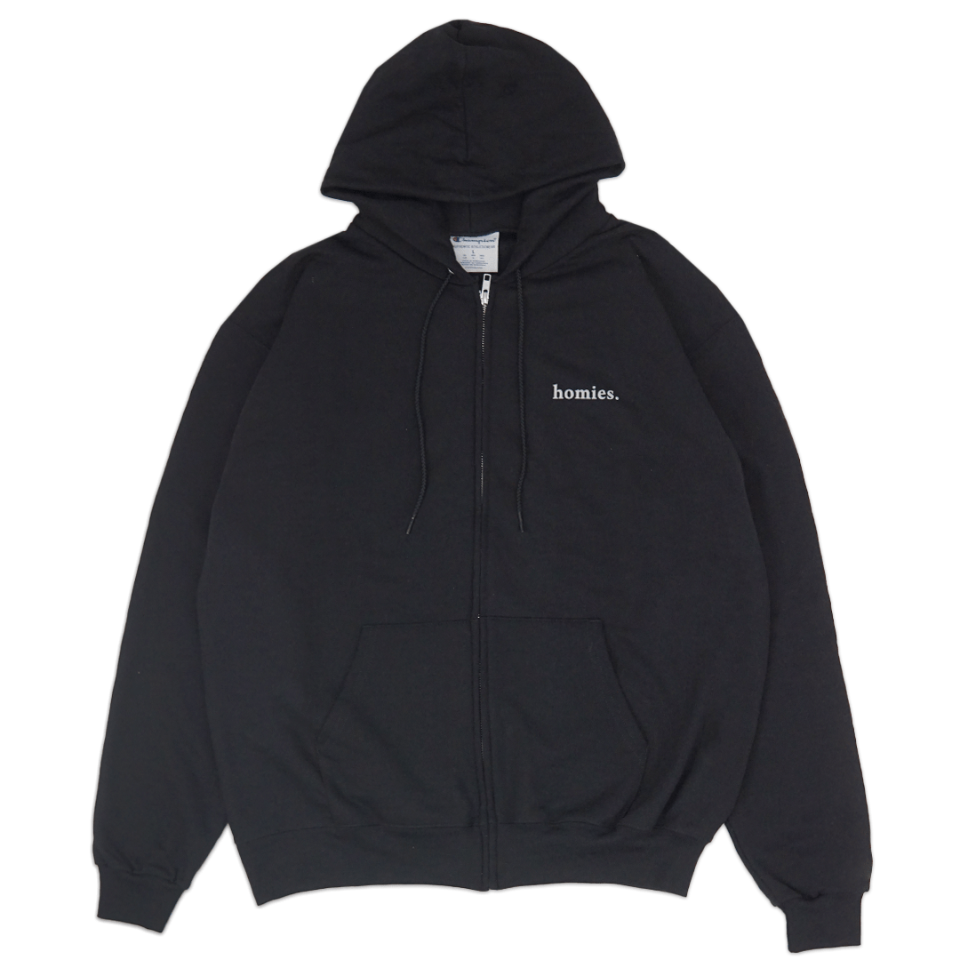 HOMIES SERIF ZIP HOODIE