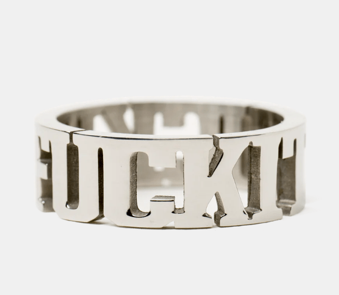 HUF M FUCKING IT RING - Boutique Homies