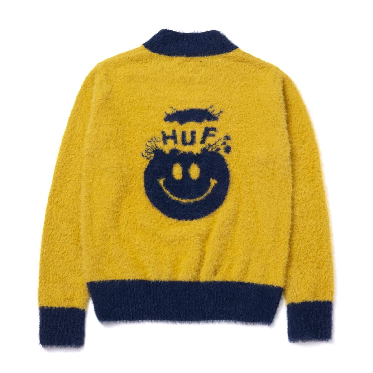 HUF W DISORDER JACQUARD KNIT SWEATER - Boutique Homies