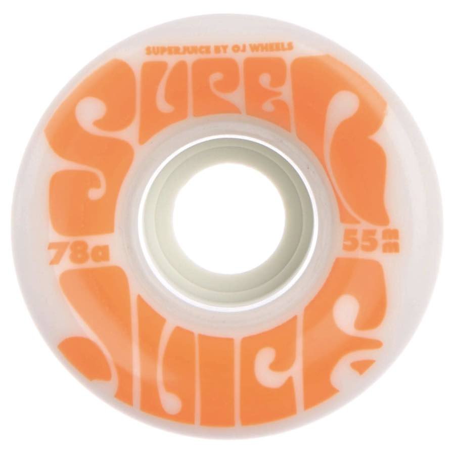OJS WHEELS MINI SUPER JUICE 78A WHITE - Boutique Homies