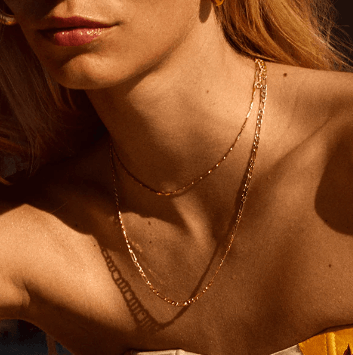 PILGRIM NECKLACE DALE GOLD PLATED - Boutique Homies