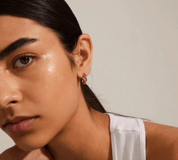 PILGRIM SMALL SWIRL HOOP EARRINGS TAFFY - Boutique Homies