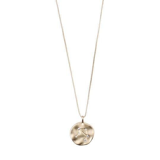 PILGRIM W NECKLACE LIBRA GOLD PLATED CRY - Boutique Homies
