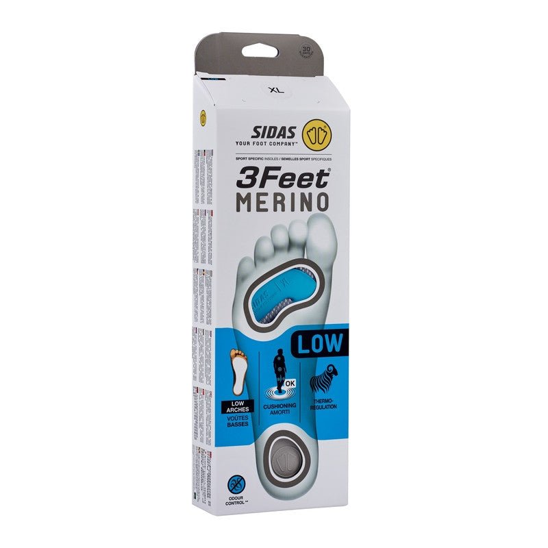 SIDAS 3FEET MERINO LOW INSOLES - Boutique Homies