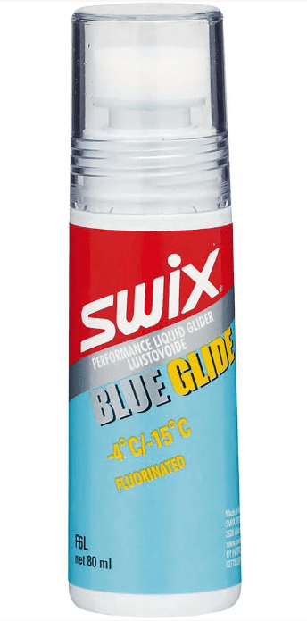 SWIX F6 L BLUE LIQUID GLIDE WAX -4°C TO -15°C, 80ML - Boutique Homies
