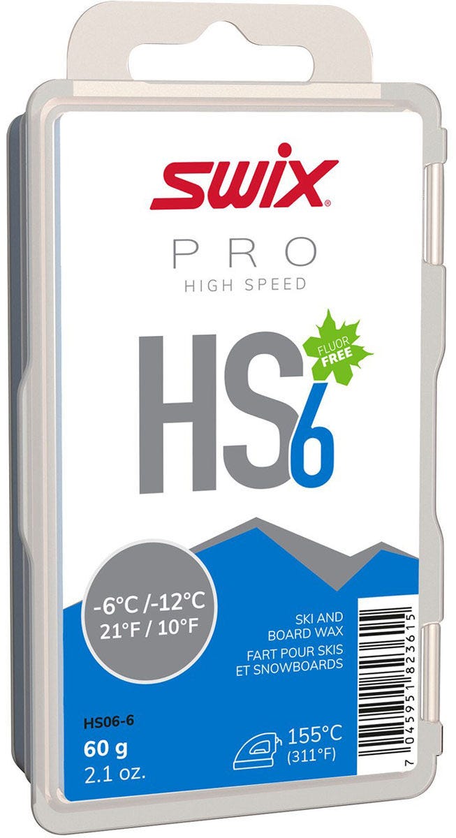 SWIX HS6 BLUE, -6°C/-12°C, 60G - Boutique Homies