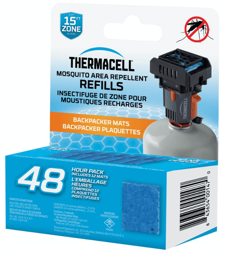 THERMACELL BACKPACKER REFILL MATS 48HRS - Boutique Homies