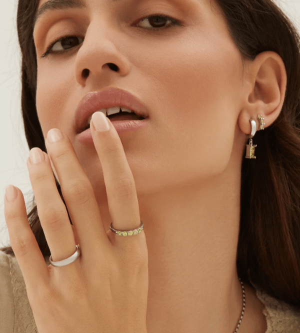 TWENTY COMPASS W LIMETTA HOOPS - Boutique Homies