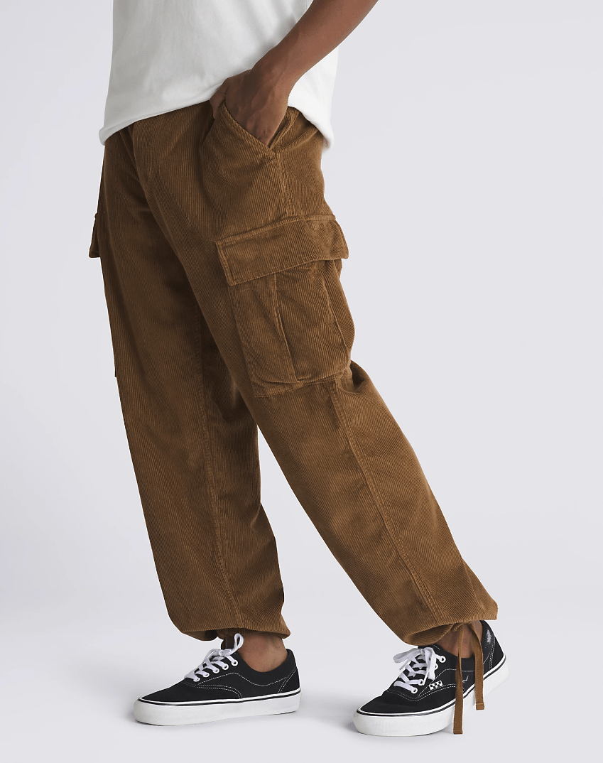 VANS M SERVICE CARGO CORD LOOSE TAPERED PANT - Boutique Homies