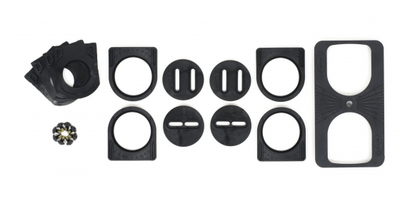 VOILE SPLIT HARDWARE PUCK SET-CANTED - Boutique Homies